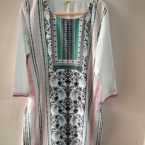 White boho Kurti